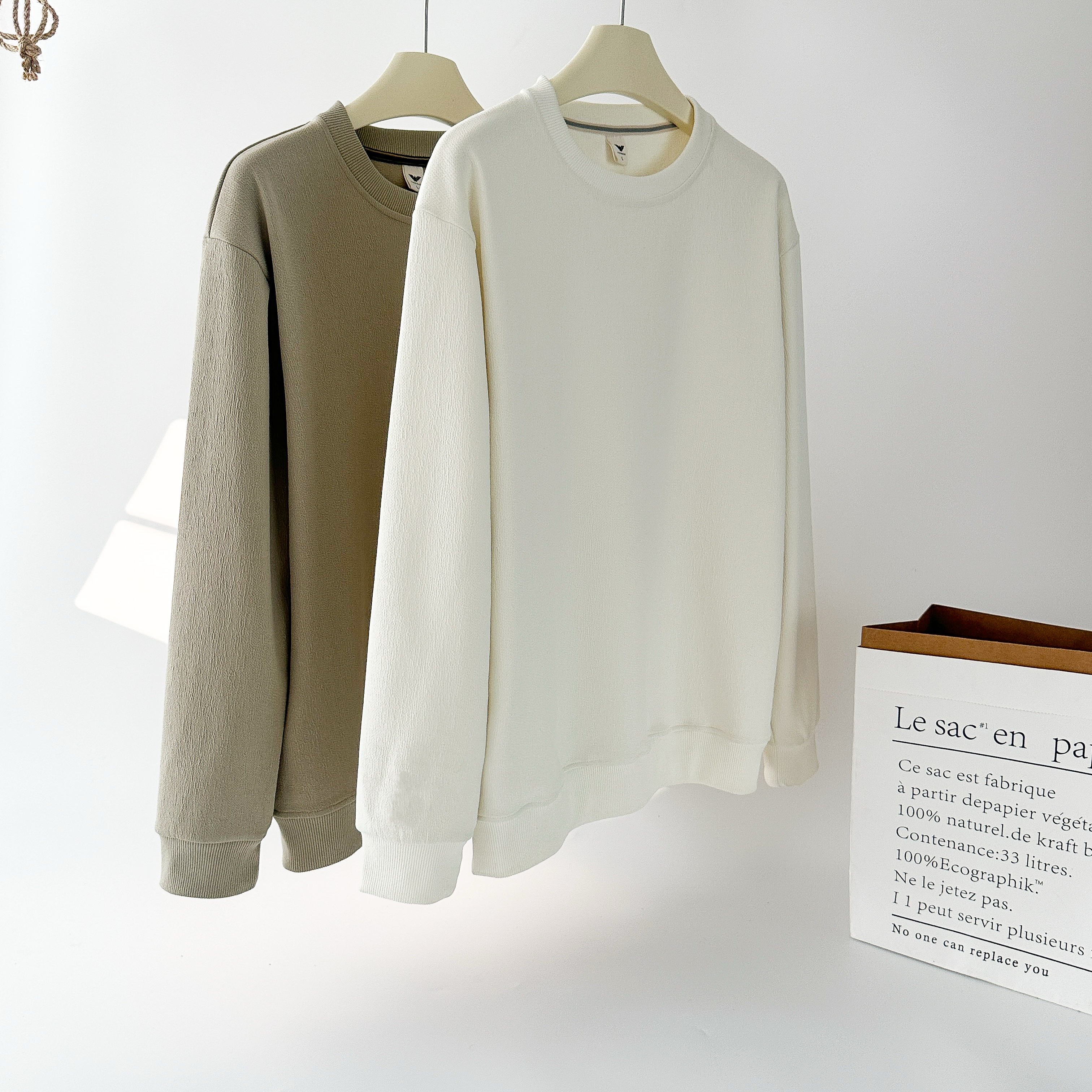 秋冬新款长袖爆款男士宽松t恤男装卫衣套头纯色打底风扇卫衣男款