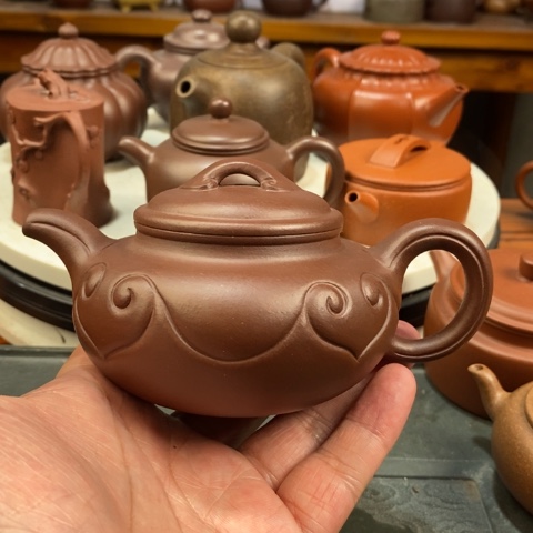 紫砂茶壶艺术紫砂如意