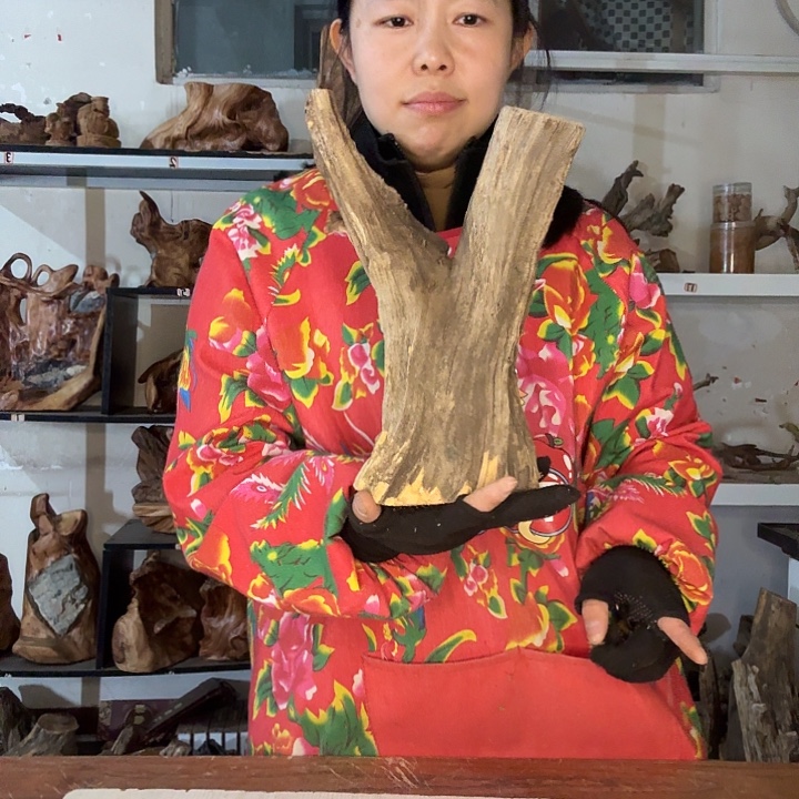 ꧁***馆木太行崖柏摆件摆件