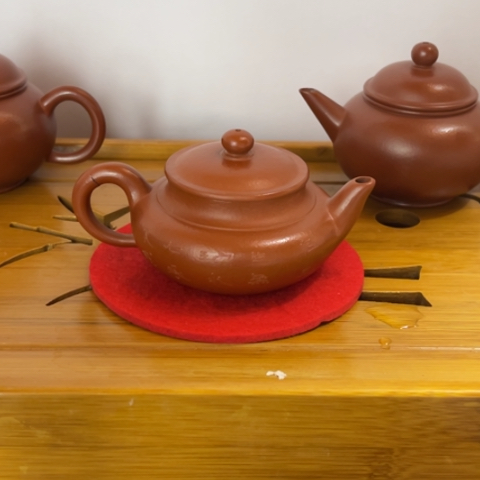 紫砂茶壶中国宜兴紫砂壶（把断裂）