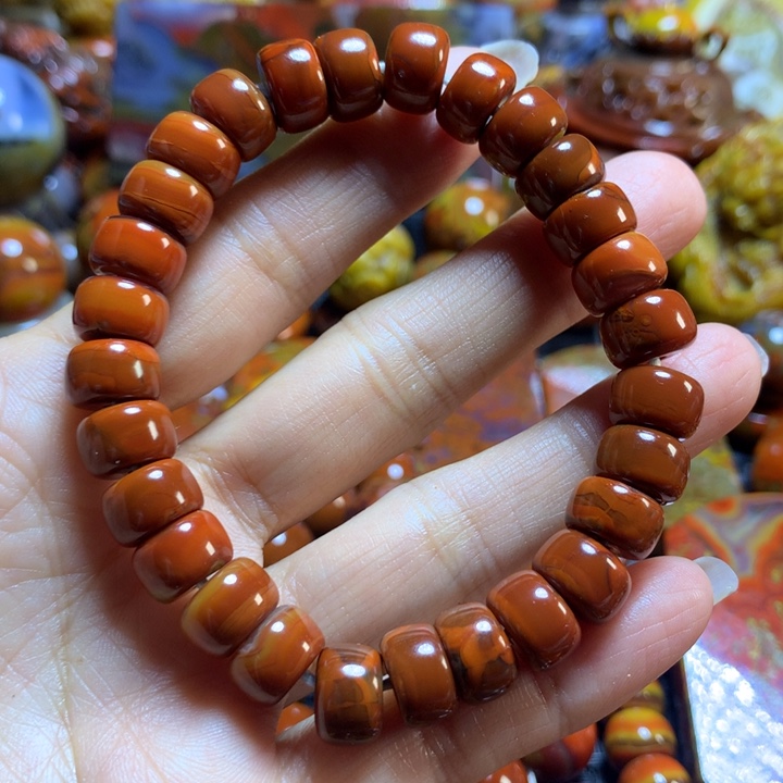 玛瑙/玉髓战国红手串未镶嵌