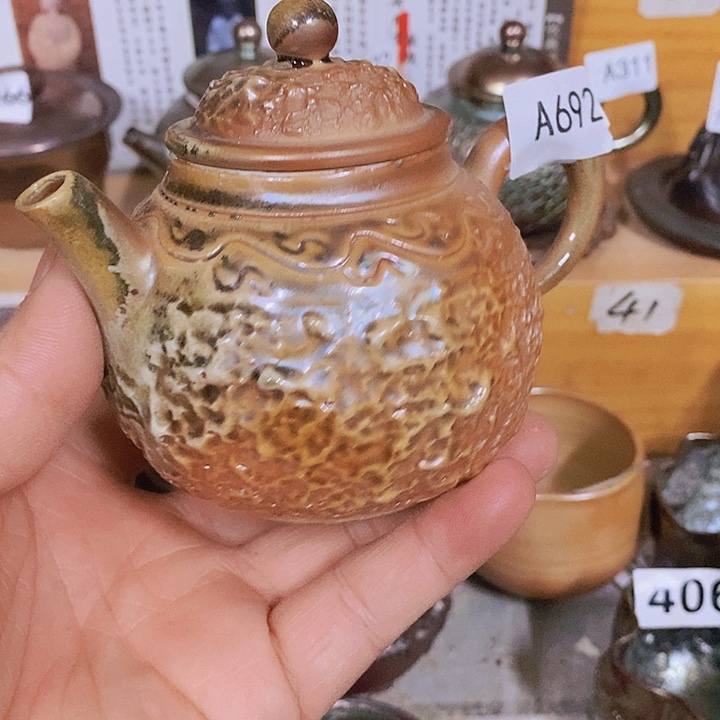 紫砂茶杯柴烧纯手工692