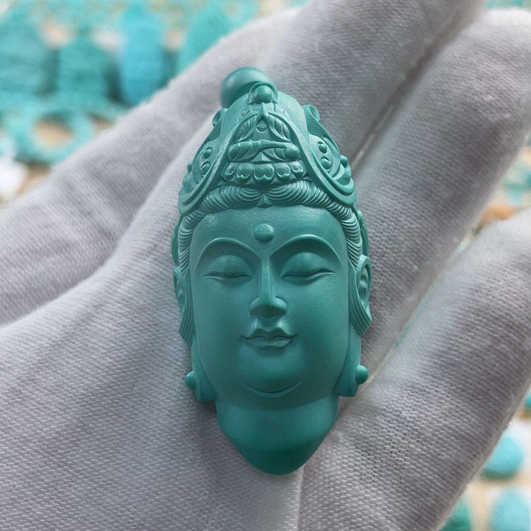 绿松石珠宝奇石未镶嵌