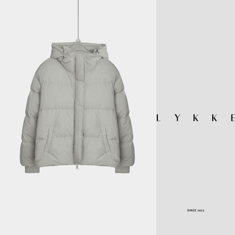 【佳琦】“暖冬厚鹅”高克重充绒90白鹅绒连帽保暖羽绒外套-L23035