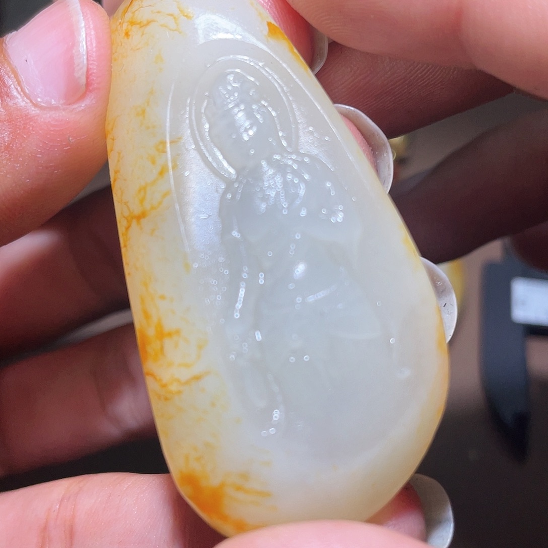 和田玉未镶嵌颈饰D2