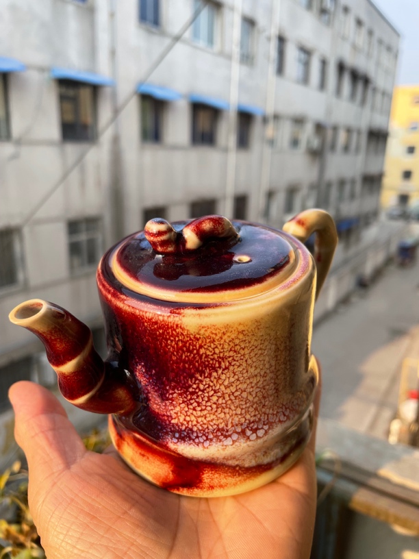 中国神垕钧瓷手工茶壶