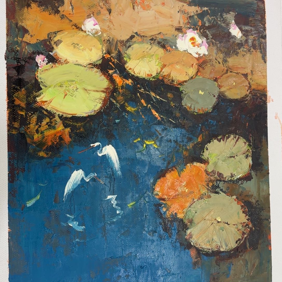 油画加油加油努力加油加油