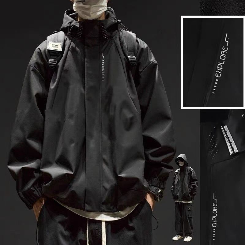 保罗凯乐枫春秋季款户外薄款冲锋衣男女防风防水登山服情侣外套