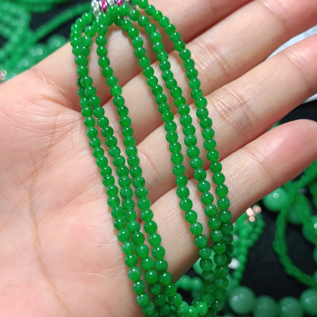 翡翠未镶嵌颈饰缅甸翡翠