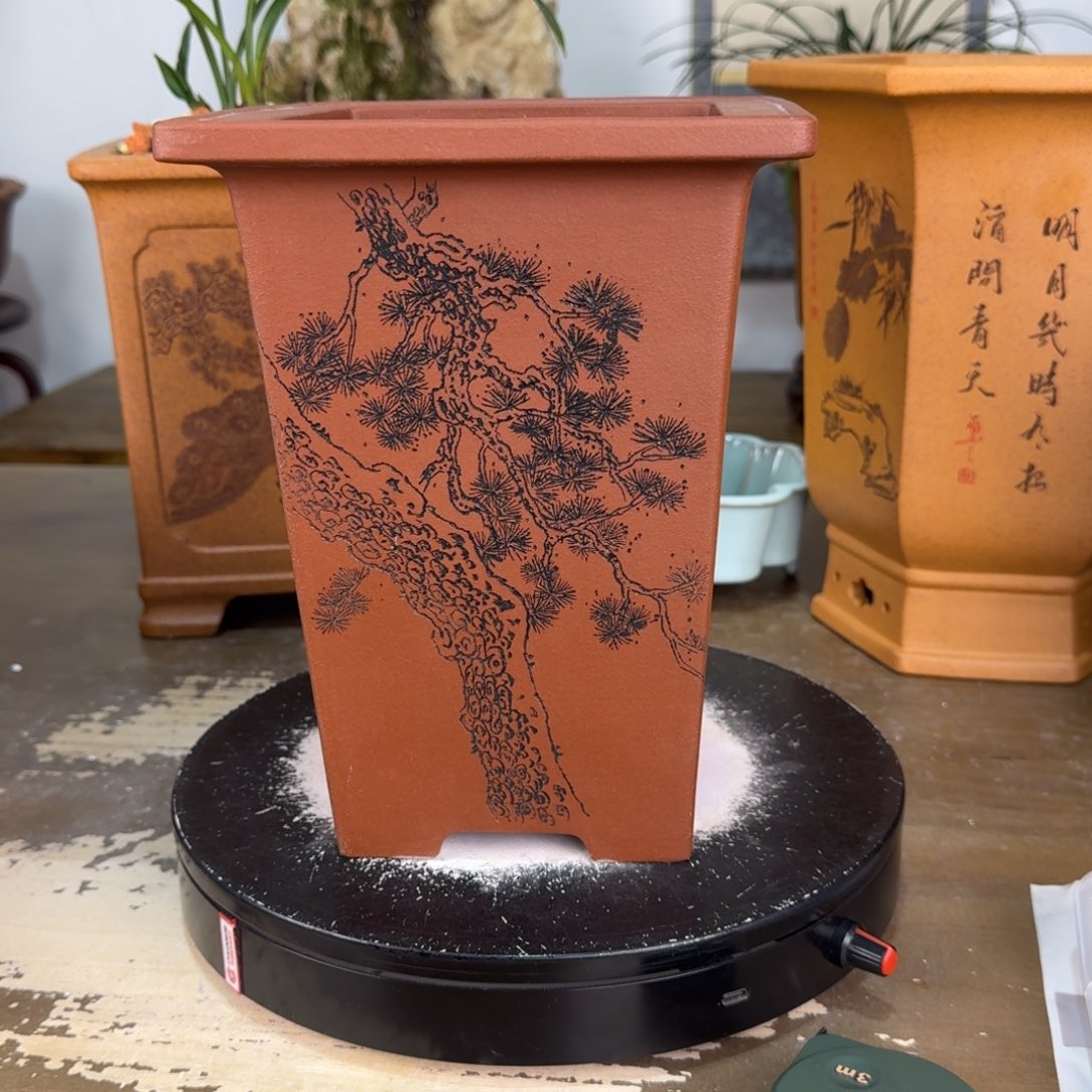 忍***行紫砂花盆紫砂花盆