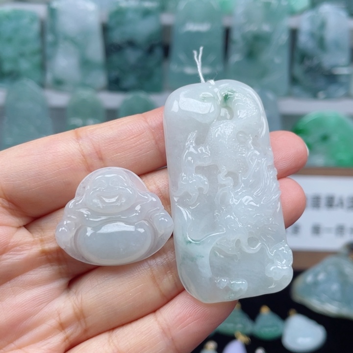 颈饰未镶嵌翡翠a*佛公
