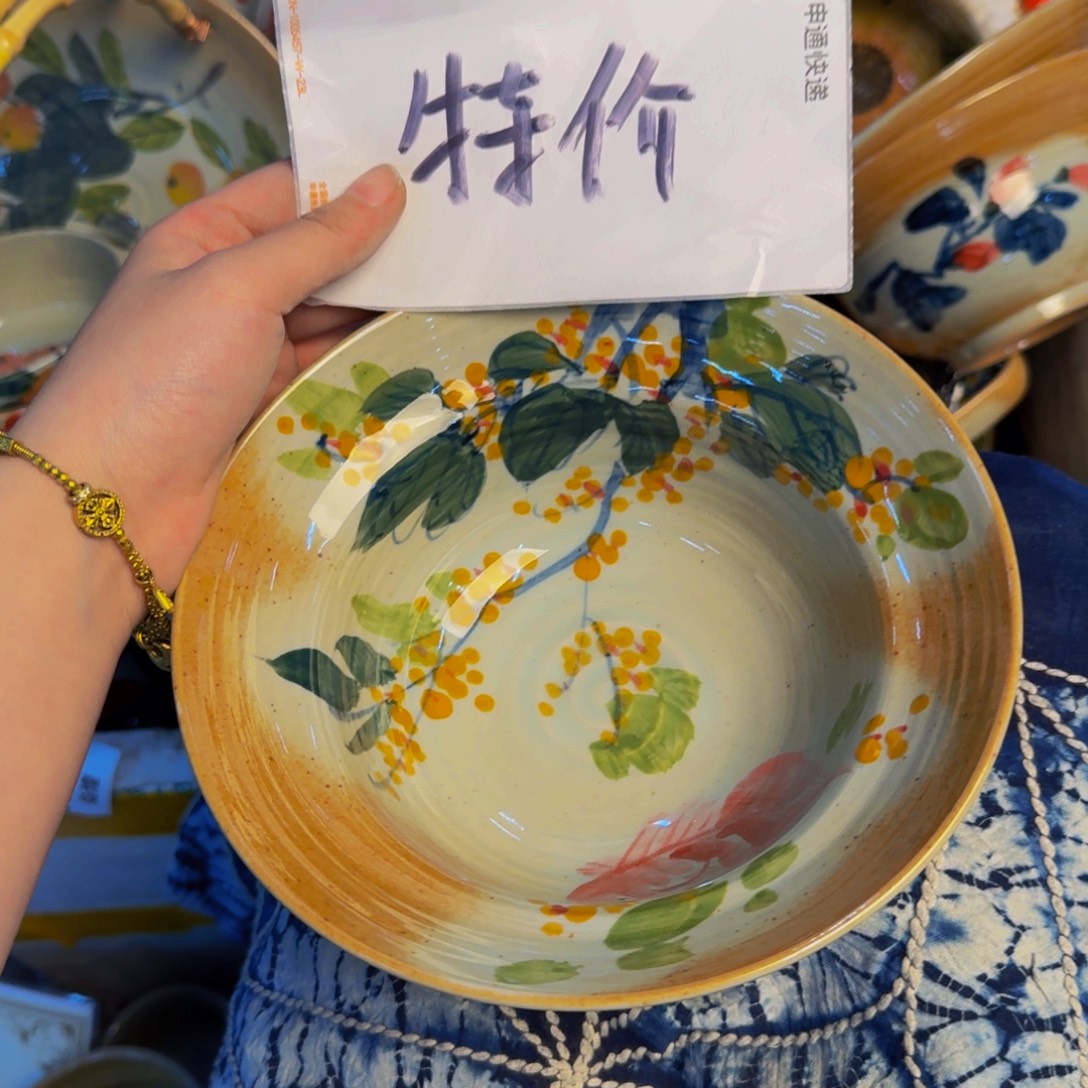 瓷片景德镇陶瓷手工手绘