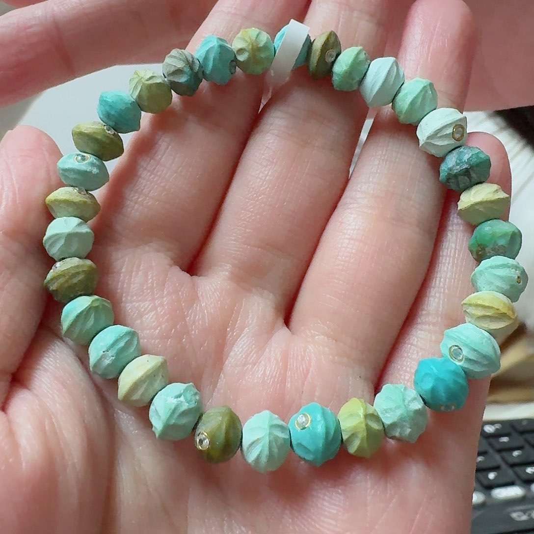 绿松石珠宝奇石未镶嵌