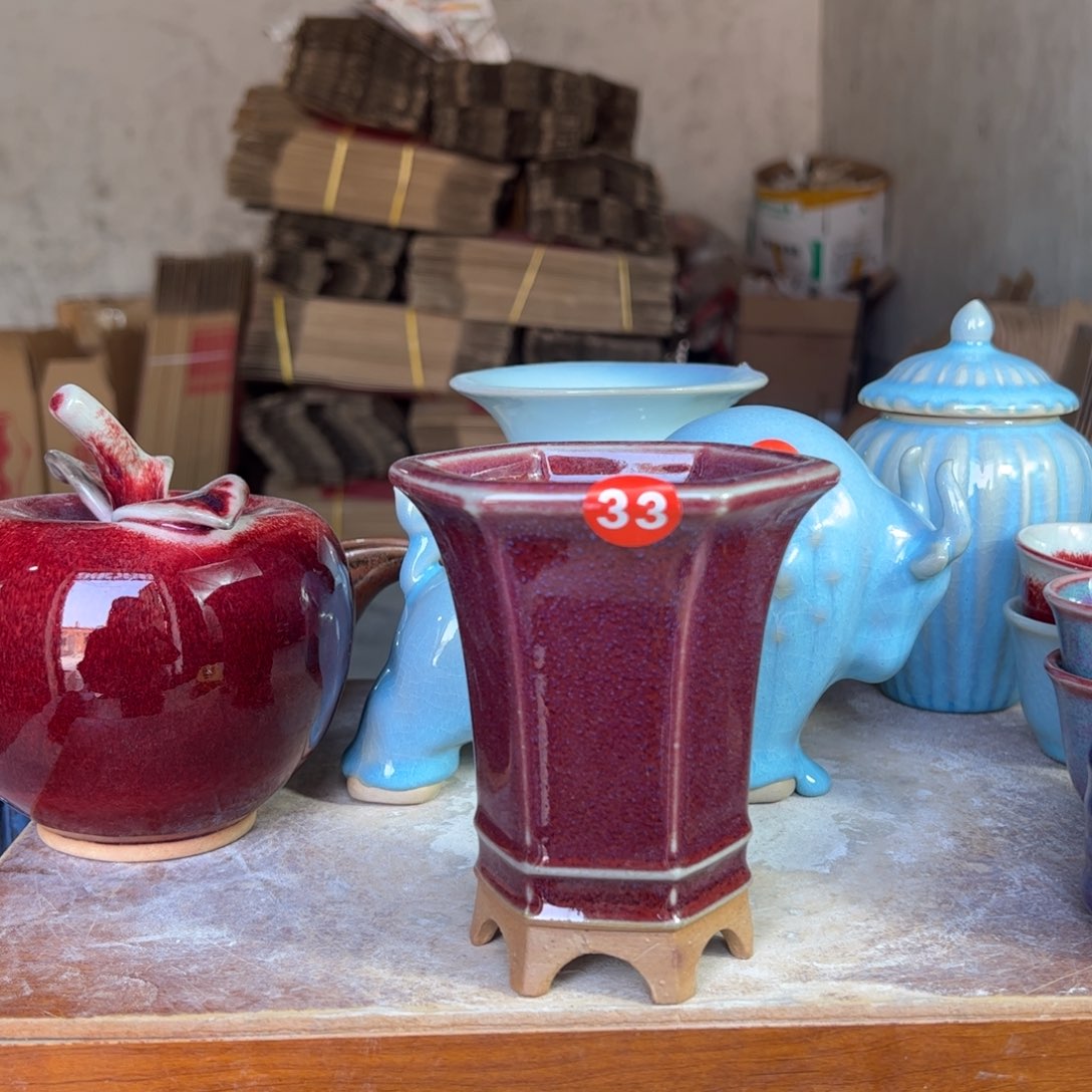 摆件郑家钧窑摆件微