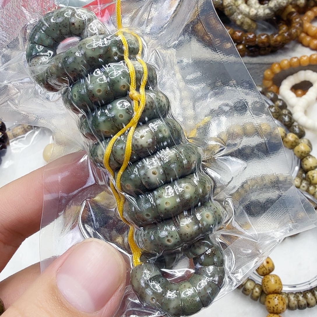 手串星月菩提7高端绿星月菩提大肠9-108