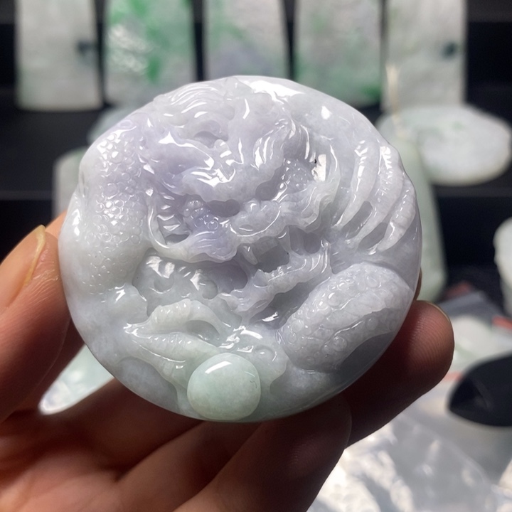 颈饰未镶嵌翡翠天然翡翠A货