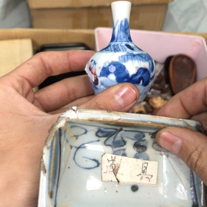 陶瓷孤品单件车里拍