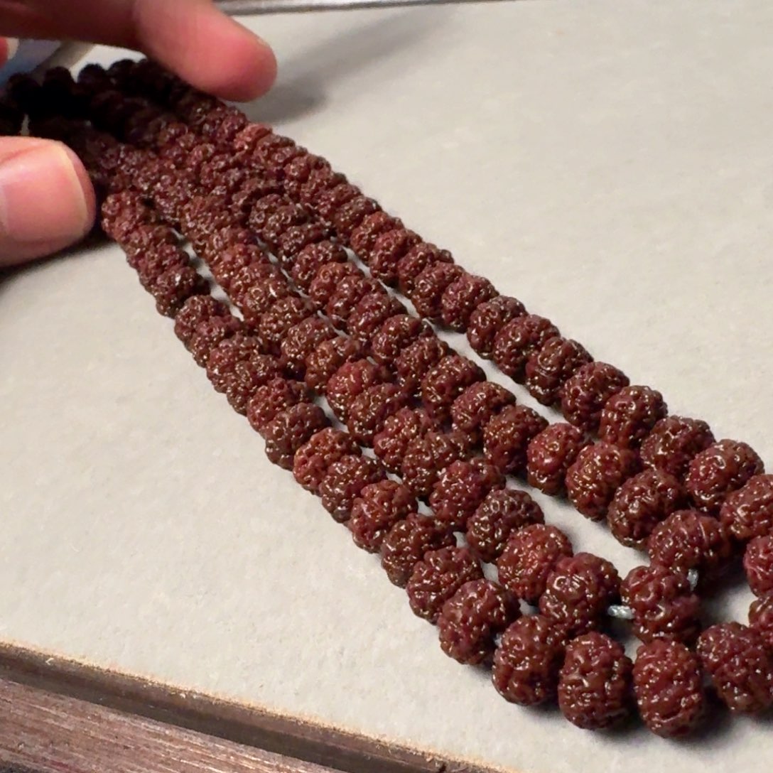 金刚菩提吊坠H*O平细108 8mm