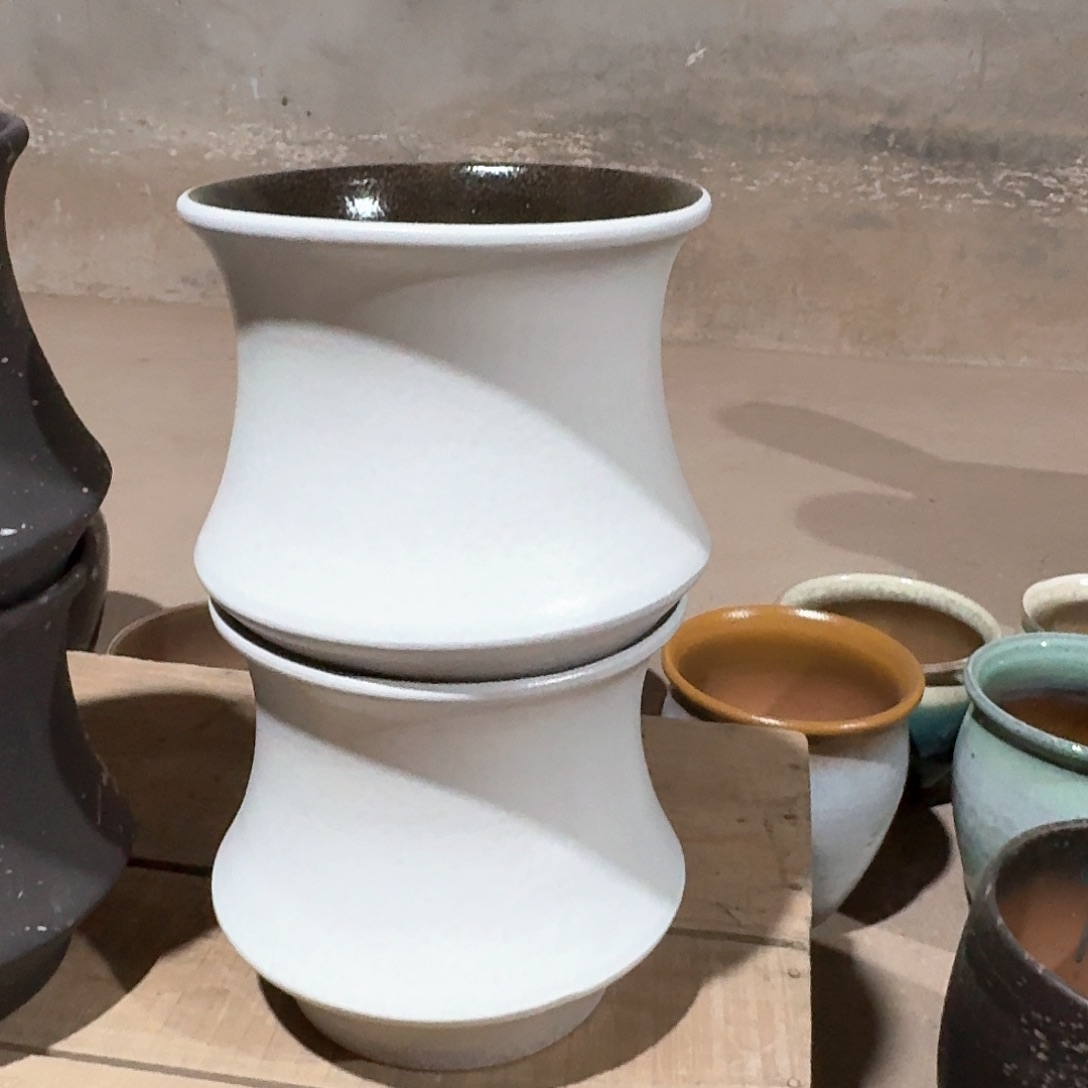 红陶花盆口19高20