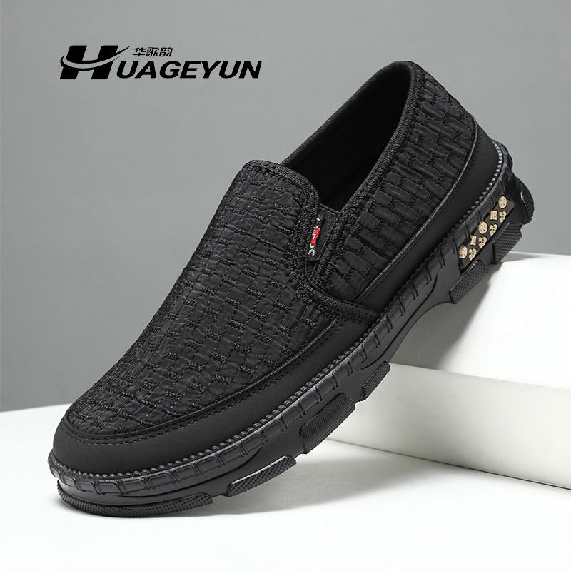 春秋新款老北京布鞋男式休闲鞋子透气舒适爸爸鞋软底防滑男士板鞋