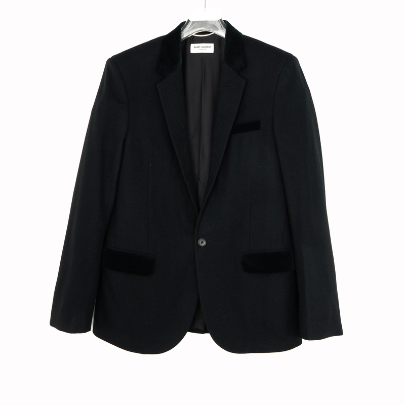  YSL/圣罗兰  男式简约羊毛西服外套 360409 Y514F