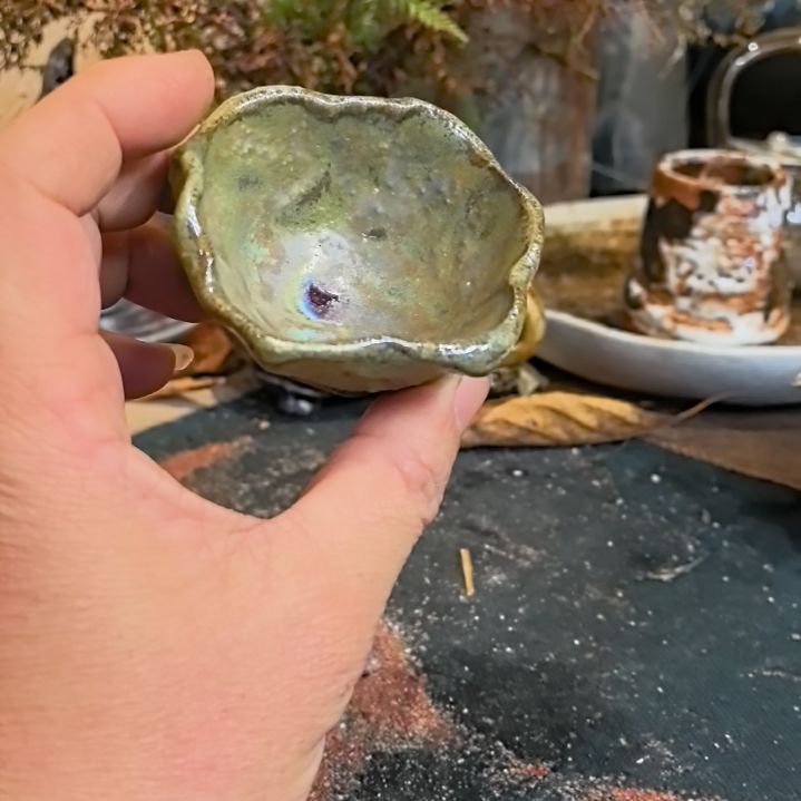 陶摆件手工高温原矿窑变新品福利