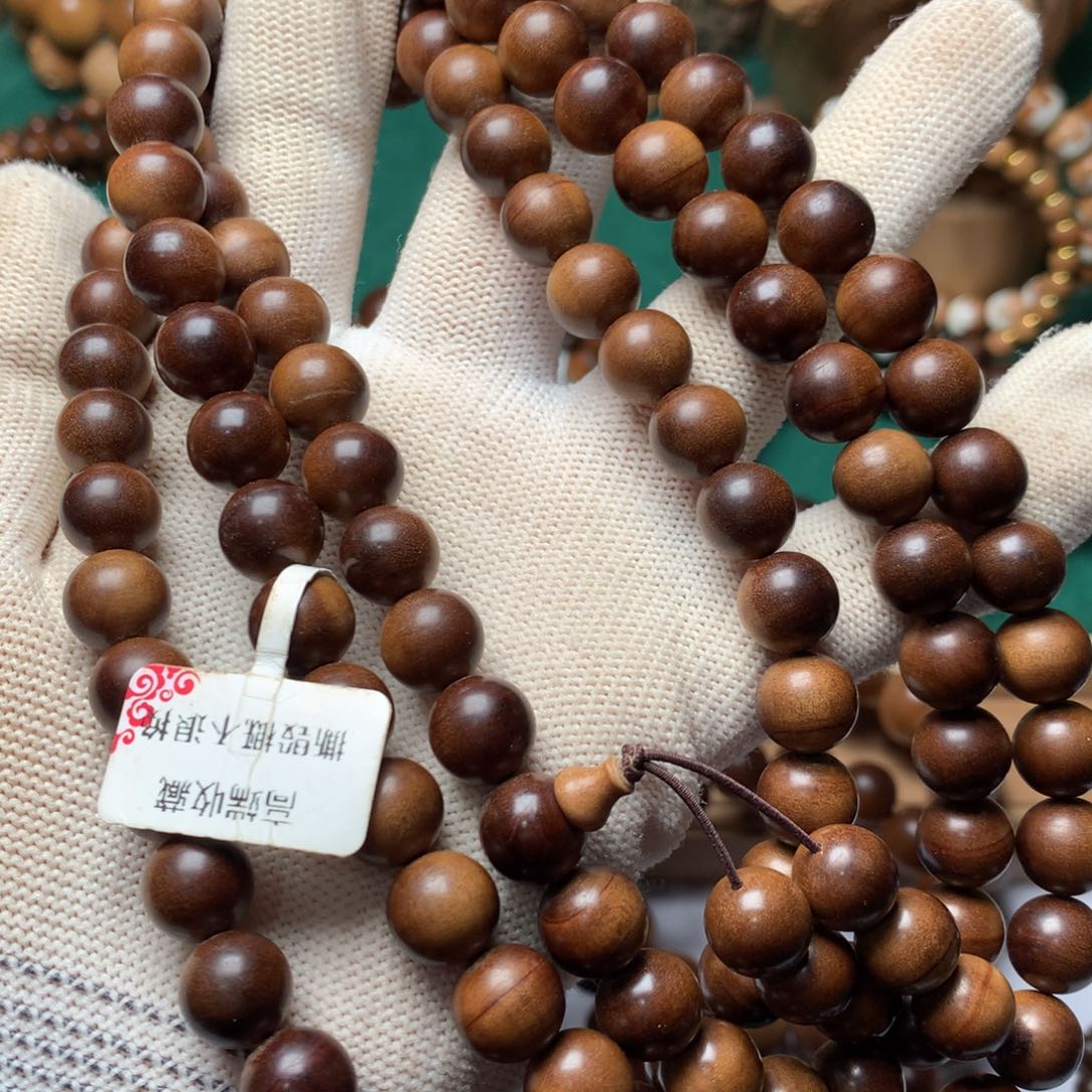 檀香木手串/手链老山檀香1.0多圈沉水