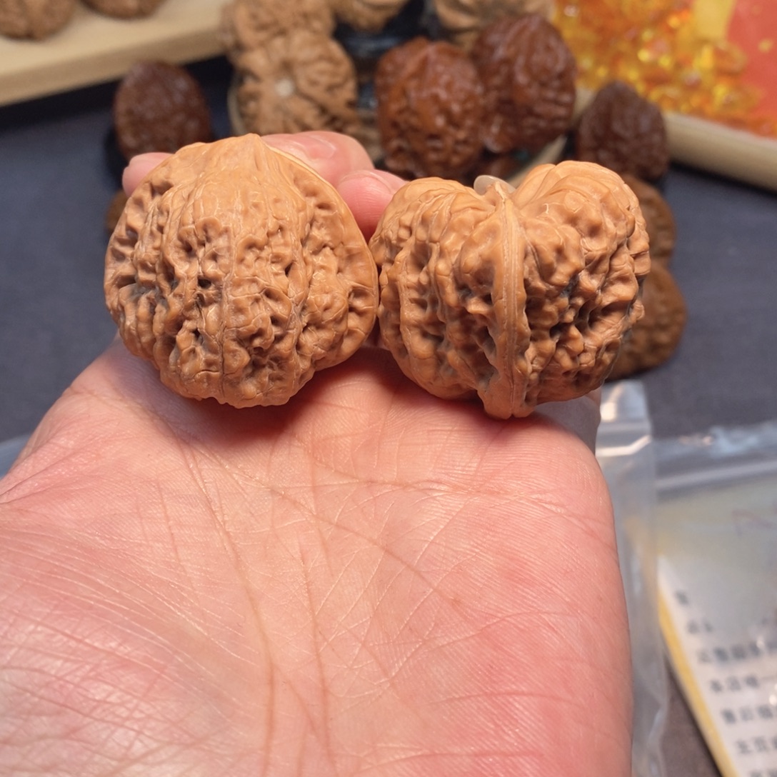 把件文玩核桃走色快速系列41尺平谷凹底A411