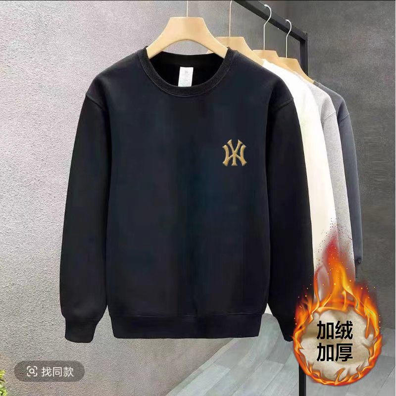 【加绒刺绣版WY】宽松版冬季卫衣时尚休闲百搭长袖时尚圆领爆款卫