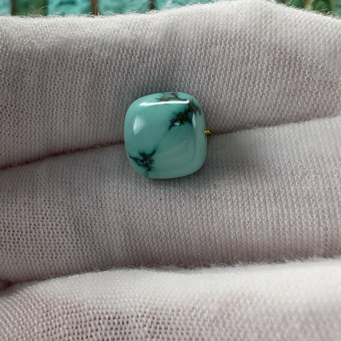 未镶嵌绿松石老型珠9.4x8.6mm
