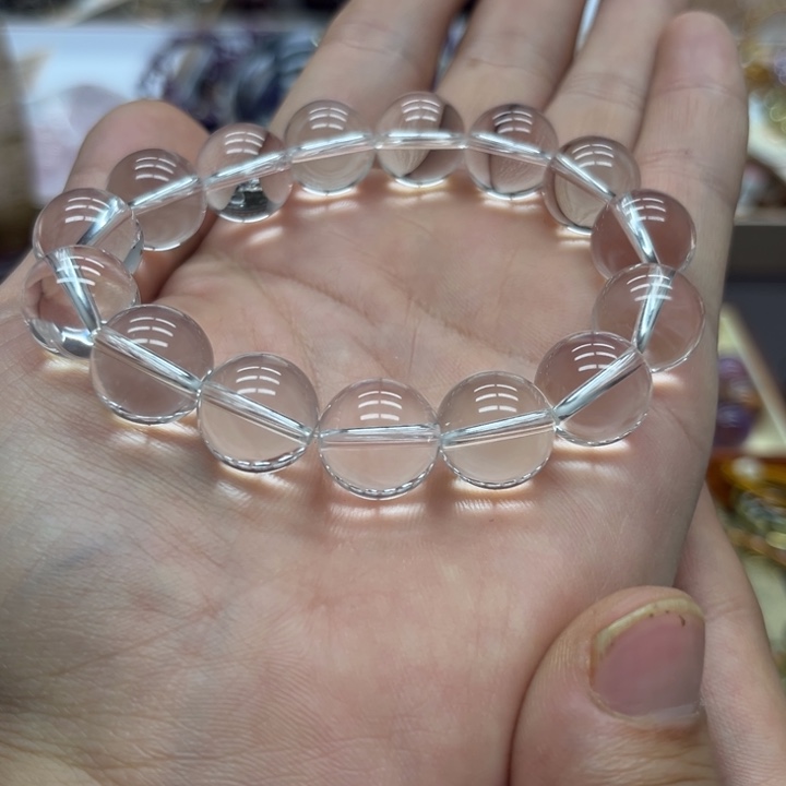 【闪购商品】水晶手链未镶嵌剪****白水晶手串