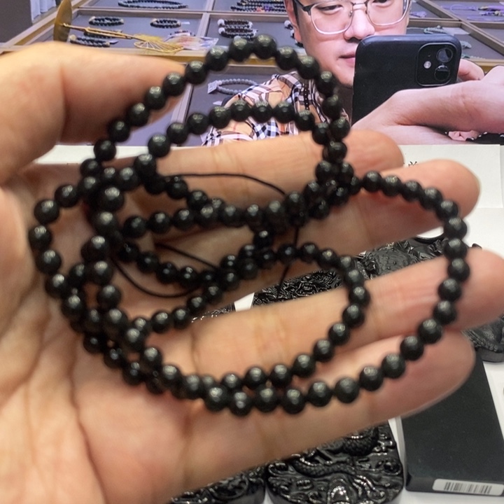 翡翠未镶嵌颈饰卡4.5项链