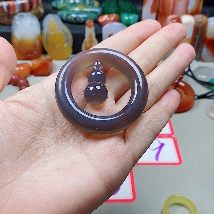 未镶嵌吊坠(不含链)玛瑙/玉髓撑***行