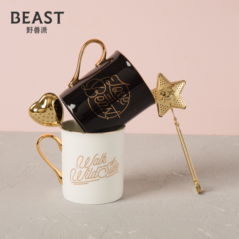 THEBEAST/野兽派骨瓷马克杯情侣对杯高颜值杯子轻奢结婚生日礼物