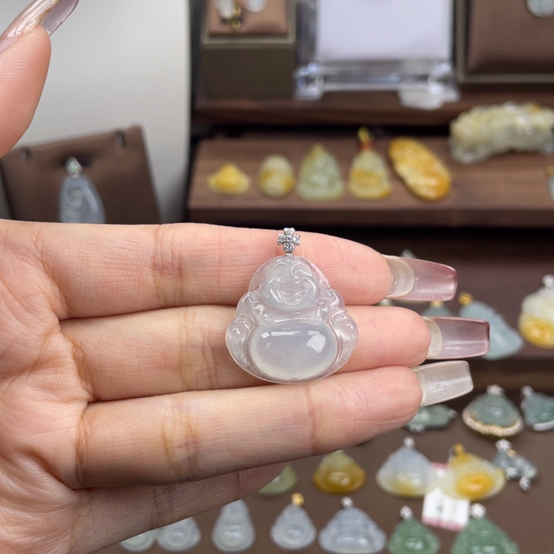 翡翠颈饰未镶嵌7*翡翠