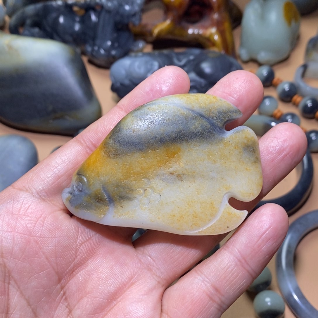 和田玉把件未镶嵌