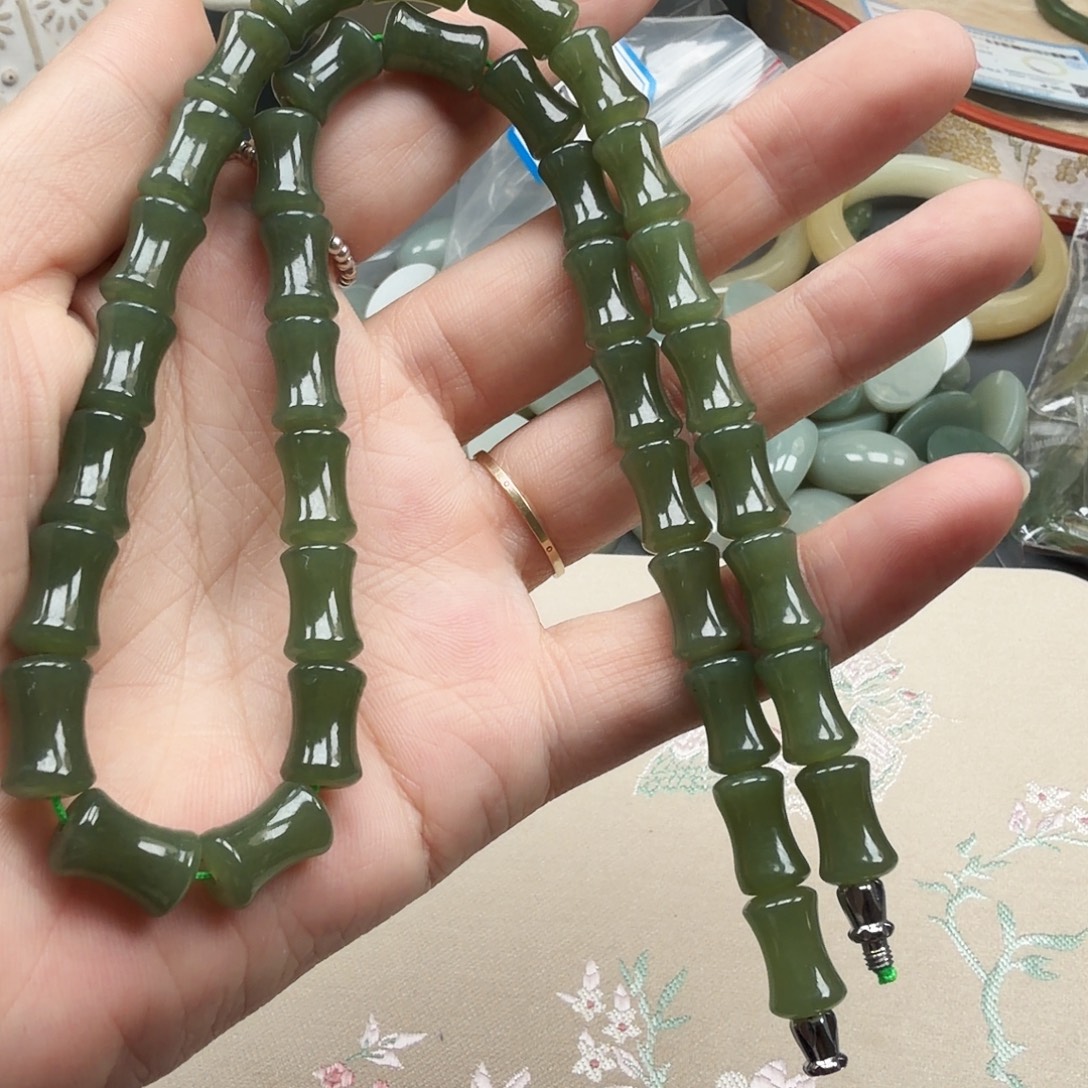 和田玉未镶嵌手链46