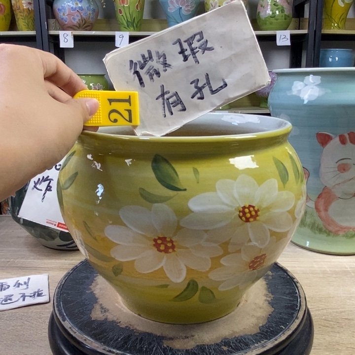 景德镇高温陶瓷花盆