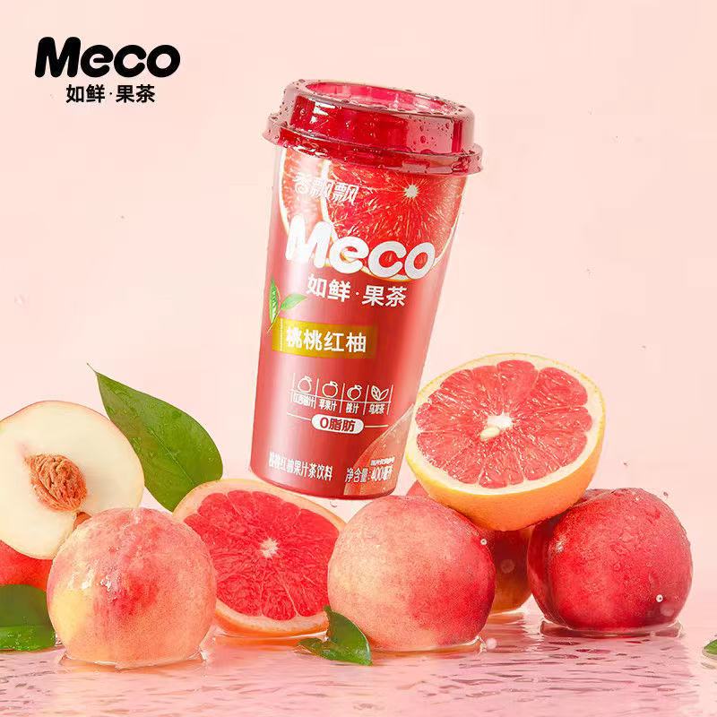 香飘飘meco果汁茶400ml15瓶饮料