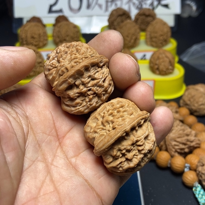 文玩核桃把件白狮子1