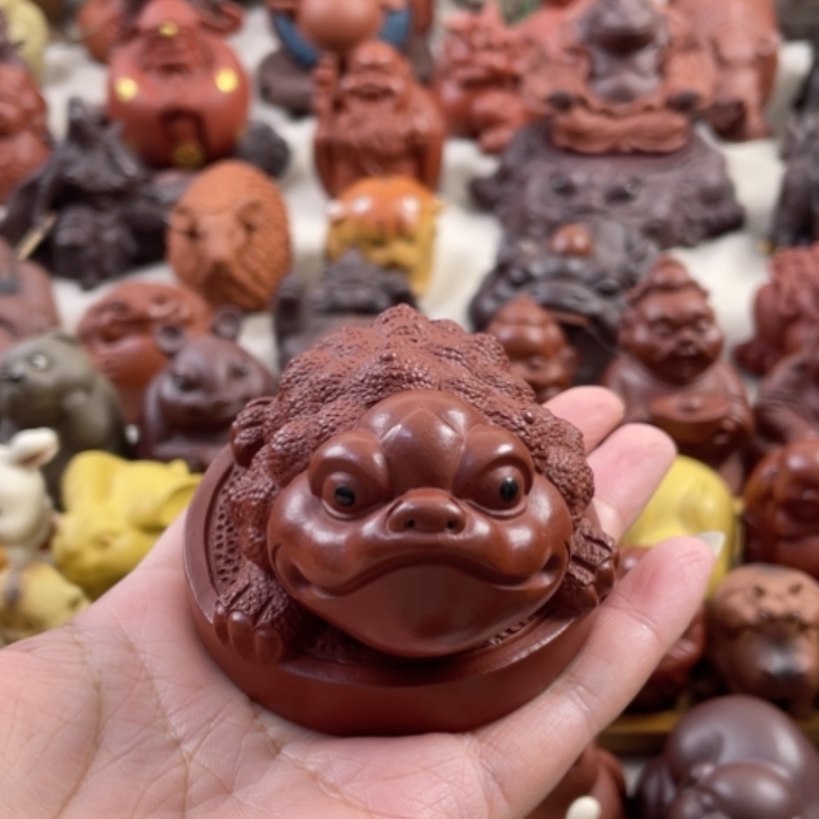 【闪购商品】紫砂茶宠紫砂金蟾