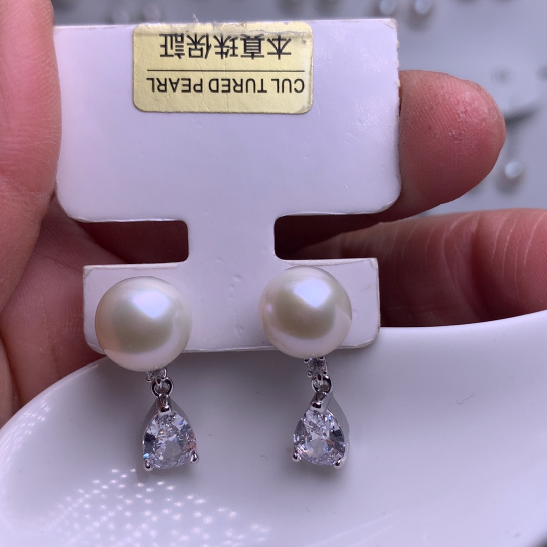 未镶嵌耳饰淡水珍珠