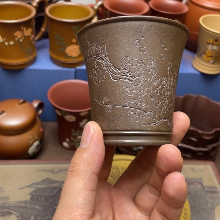 紫砂茶杯紫砂主人杯