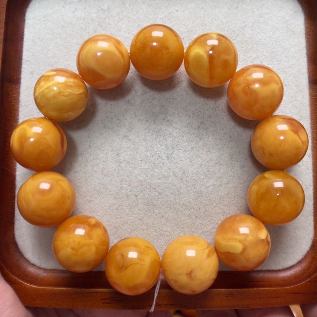 蜜蜡未镶嵌手串蜜蜡