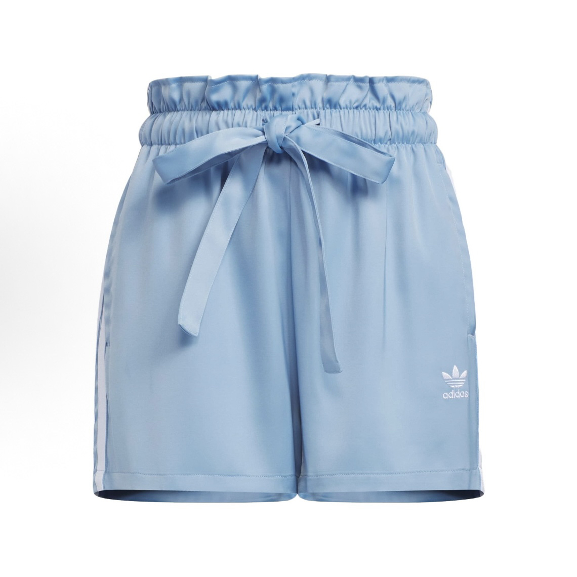 adidas originals 三叶草 三条纹拼色运动短裤 女款IN1017