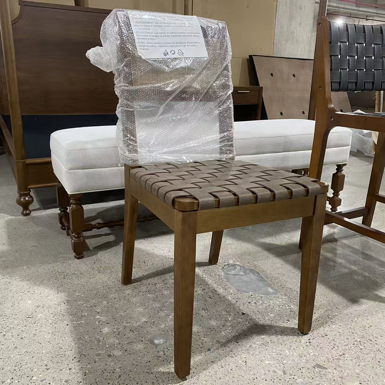 【两个装】轻奢餐椅现代简约家用北欧餐厅餐桌椅子靠背凳子复古CL