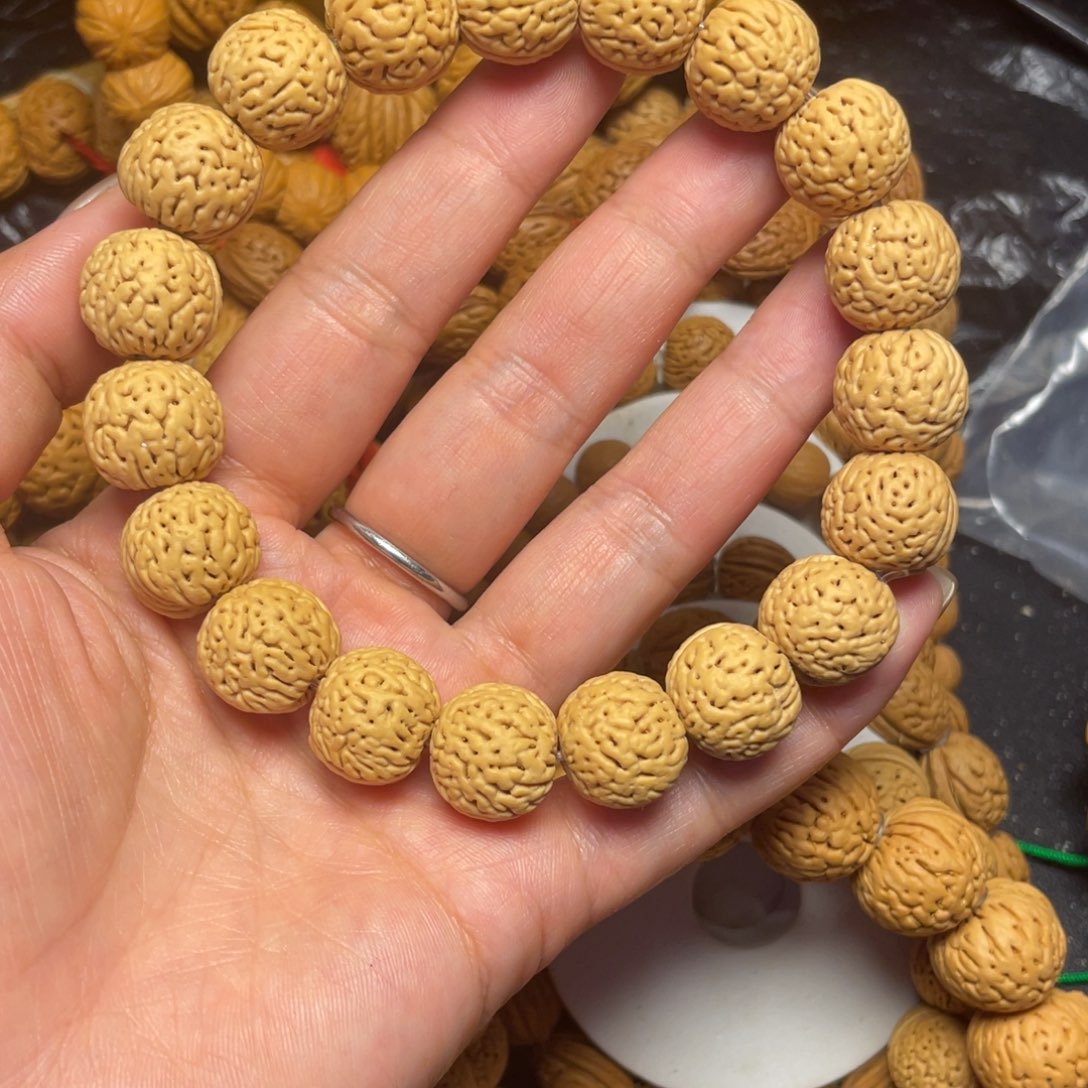 醉***爱桃木桃核手串16+金刚纹