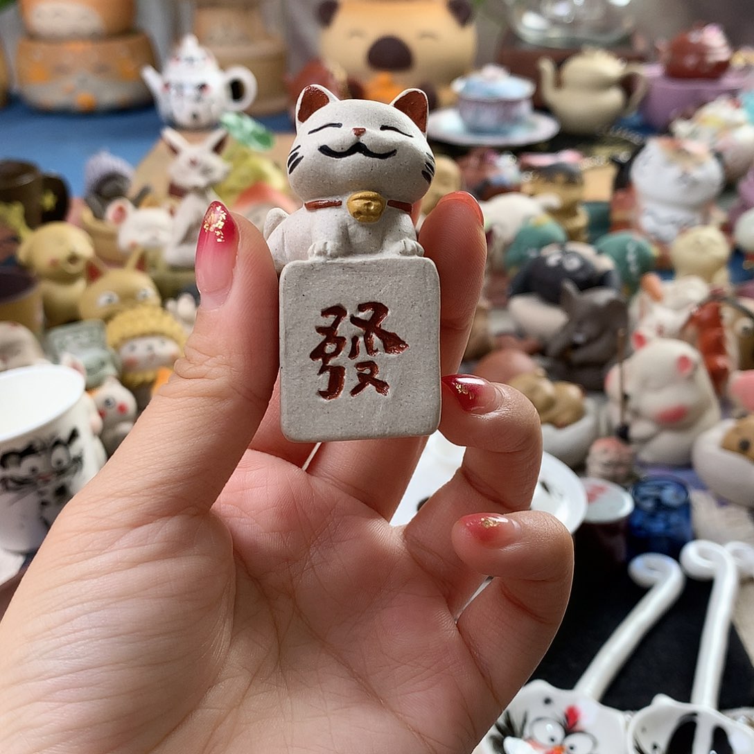 紫砂茶宠手工制作