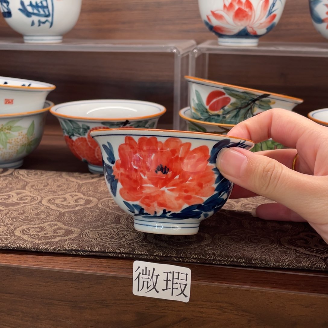 釉下老陶泥手工绘制
