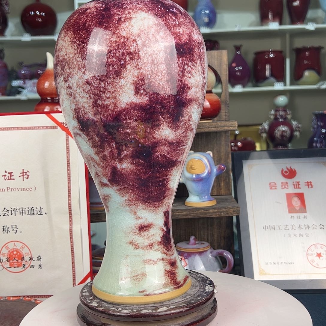 摆件郑家钧窑摆件